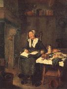BREKELENKAM, Quiringh van A Woman Asleep by a Fire oil painting picture wholesale